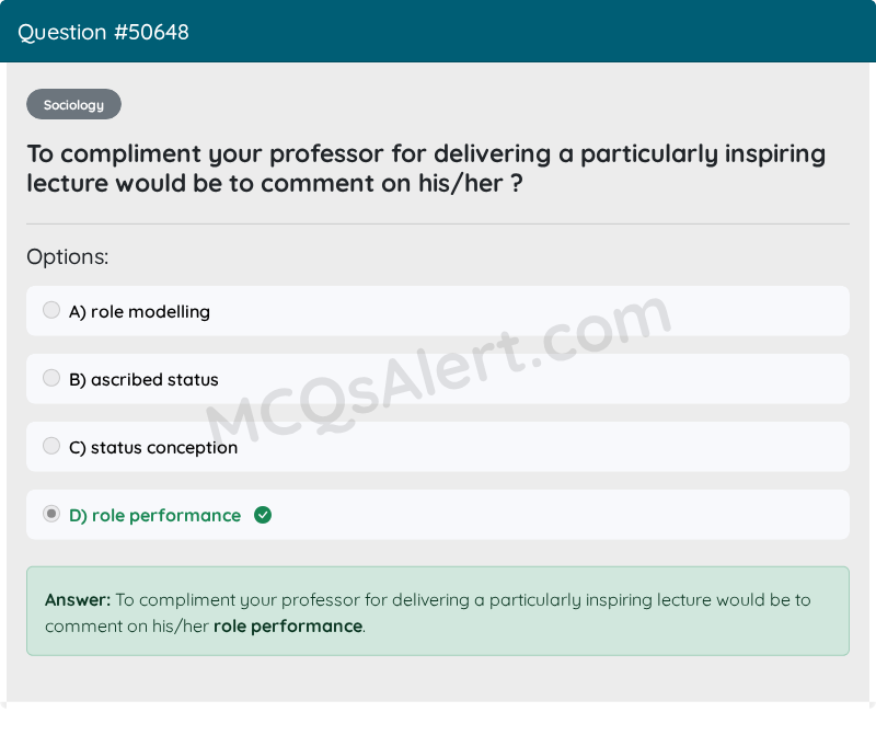 Question Screenshot