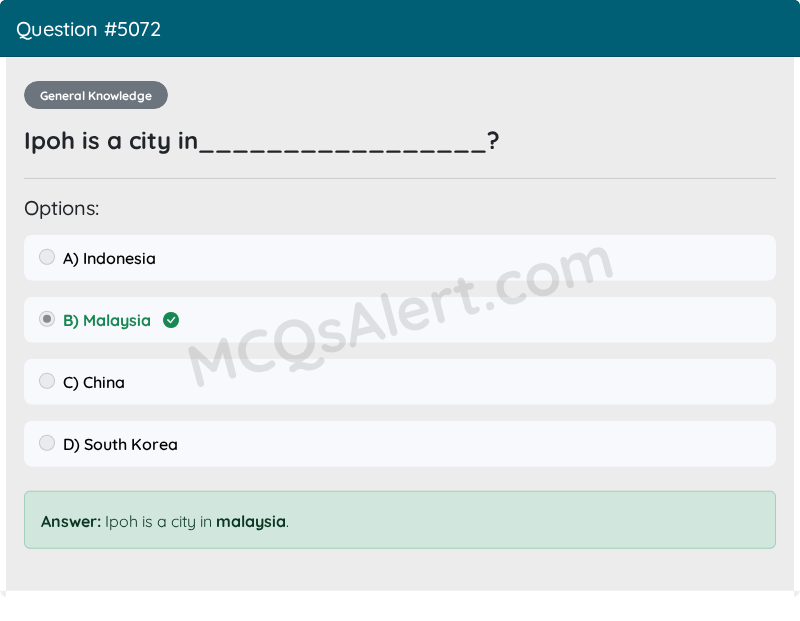 Question Screenshot