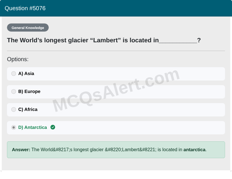 Question Screenshot