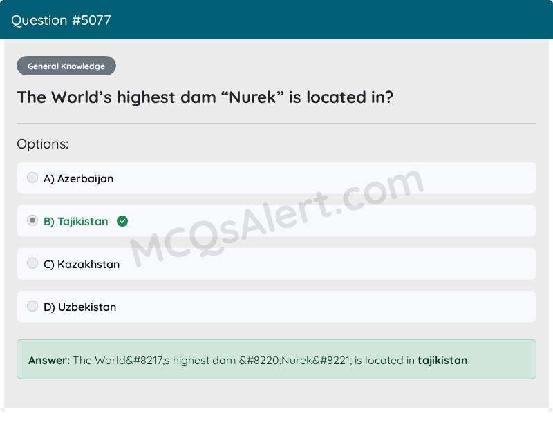 Question Screenshot