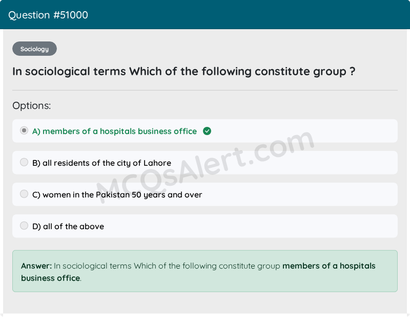 Question Screenshot