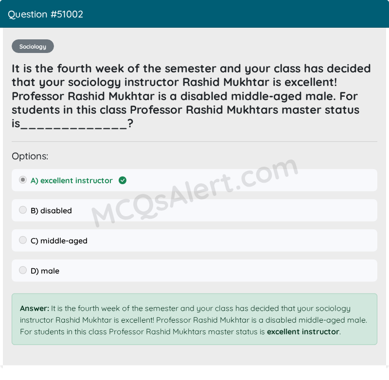 Question Screenshot