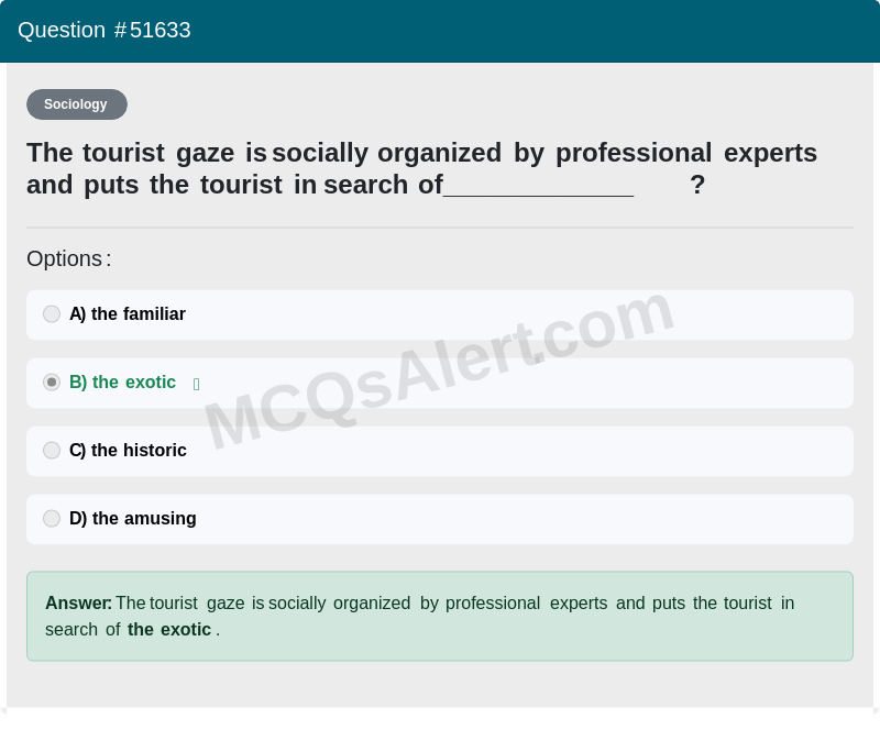 Question Screenshot