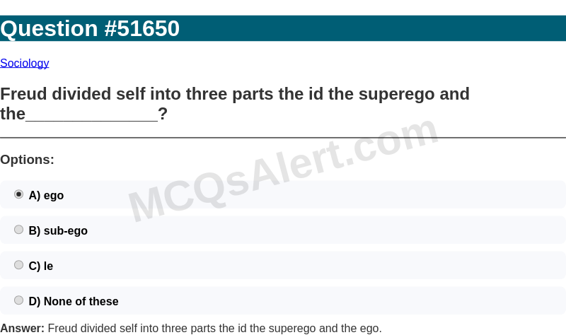Question Screenshot