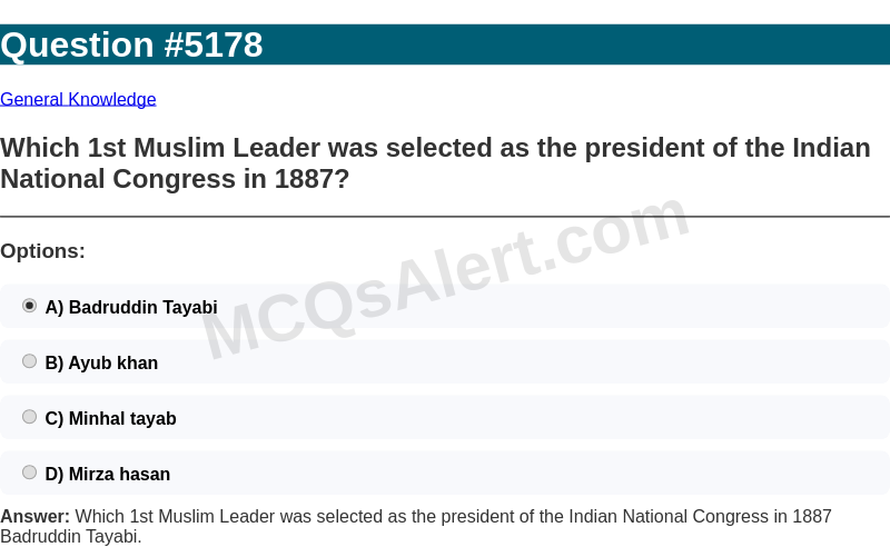 Question Screenshot