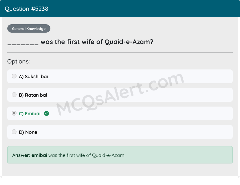 Question Screenshot