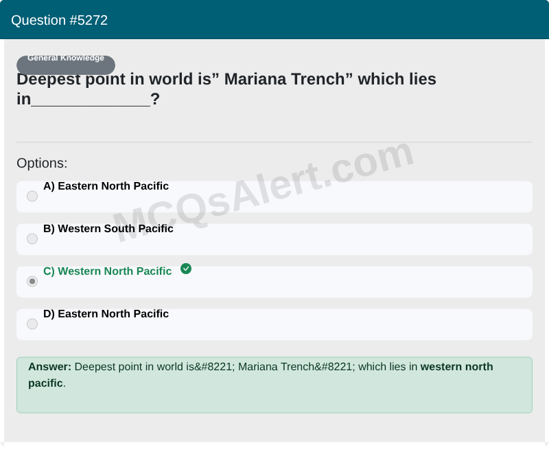 Question Screenshot