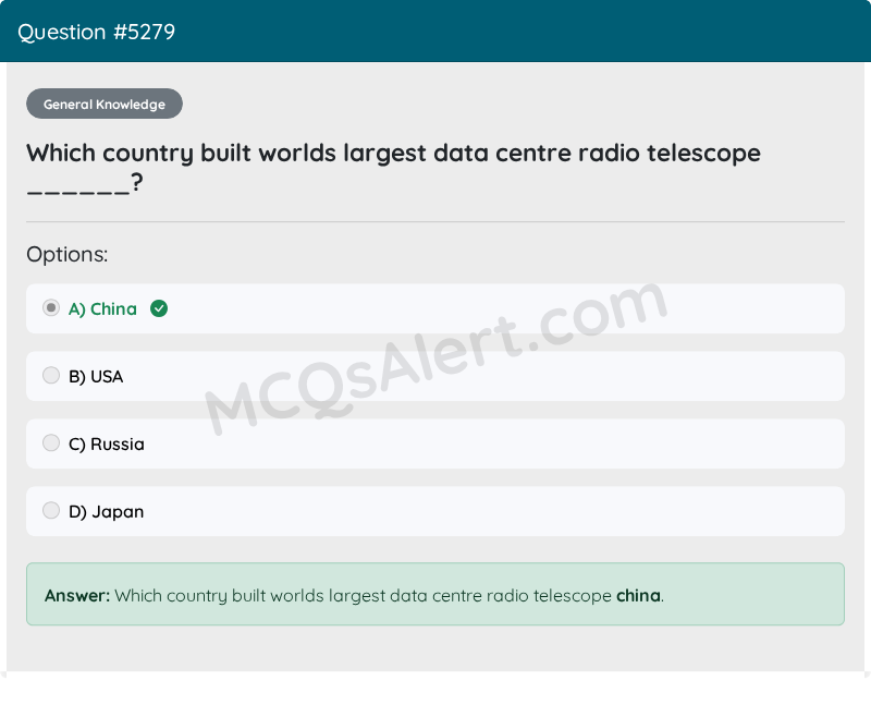 Question Screenshot