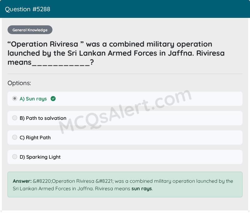Question Screenshot