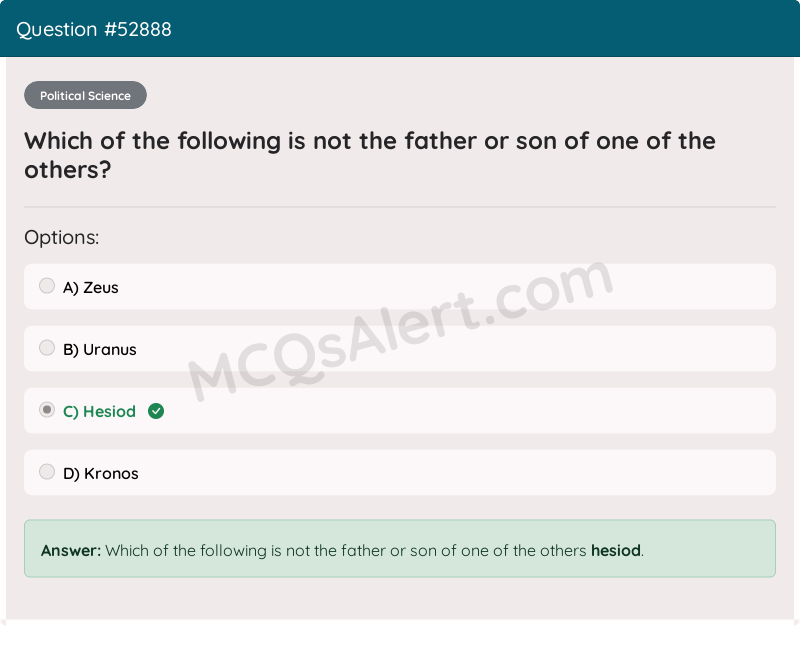 Question Screenshot