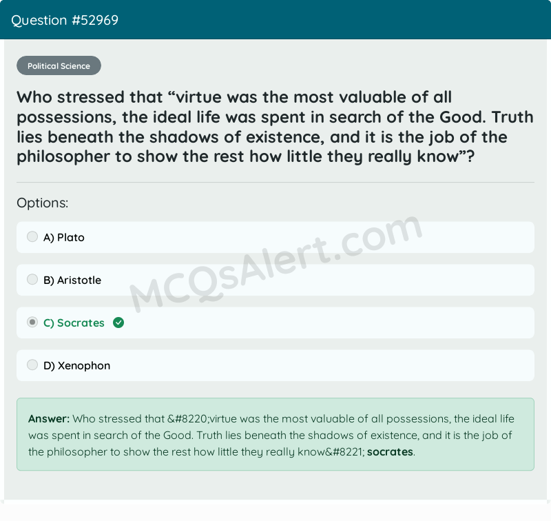Question Screenshot