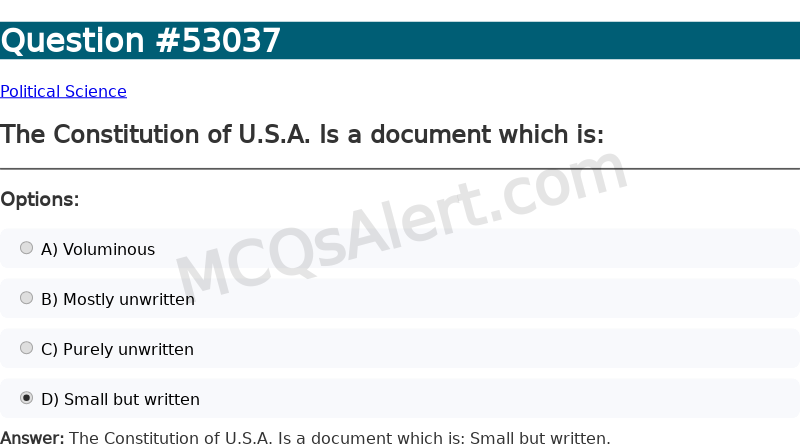 Question Screenshot