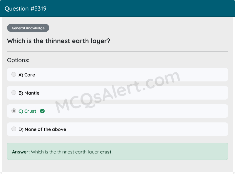 Question Screenshot