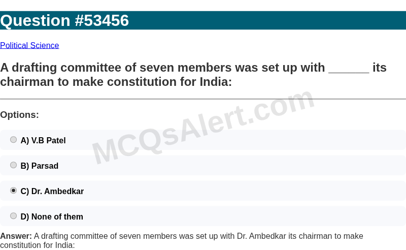 Question Screenshot