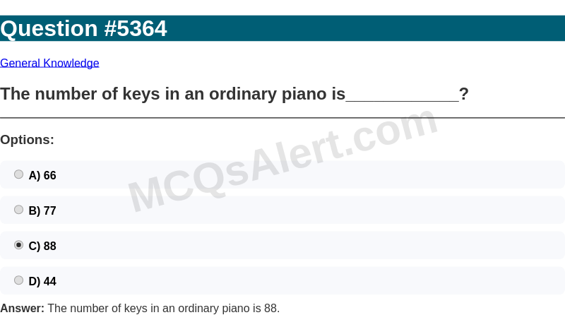 Question Screenshot