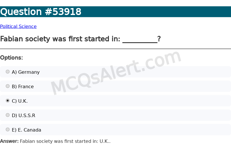 Question Screenshot