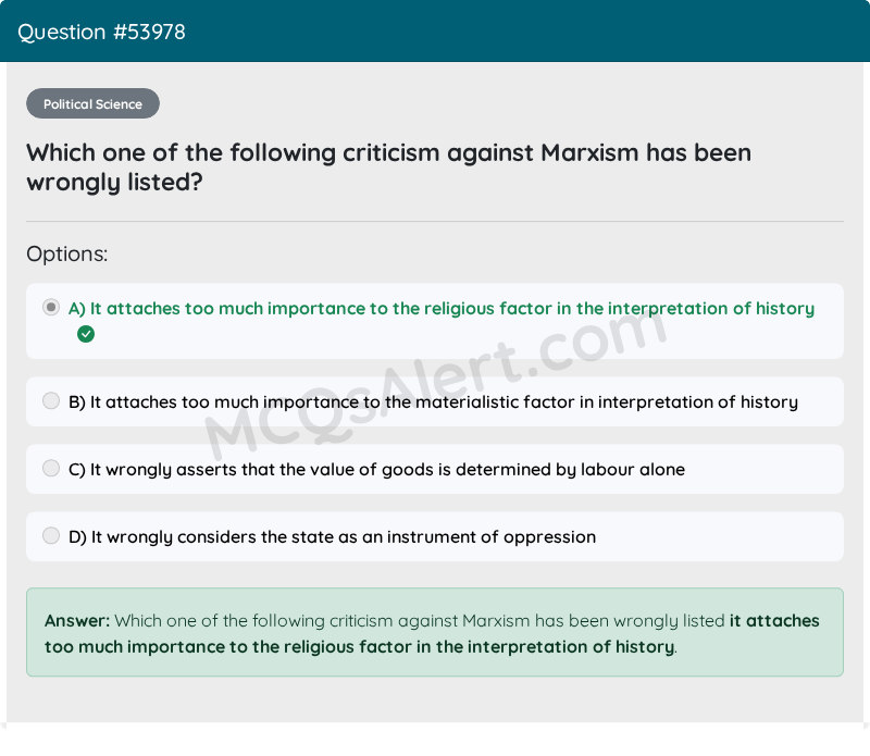 Question Screenshot