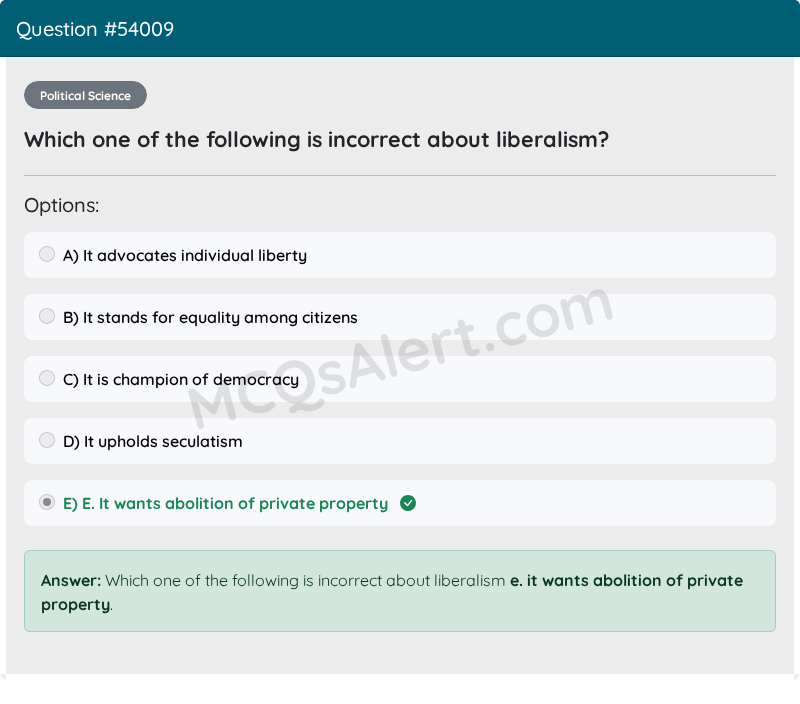 Question Screenshot