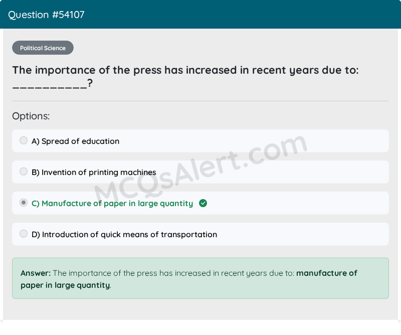 Question Screenshot