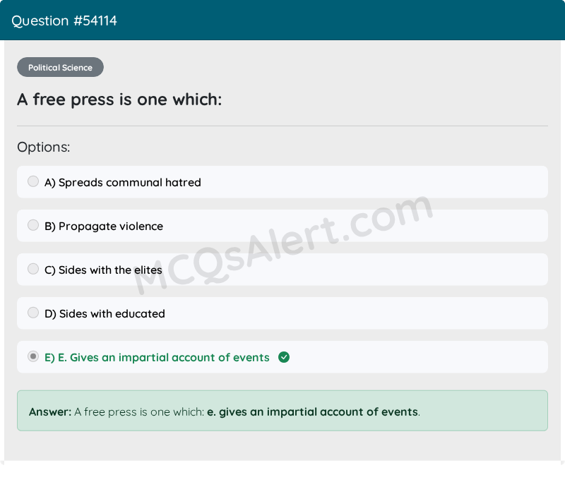 Question Screenshot