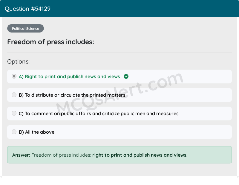 Question Screenshot