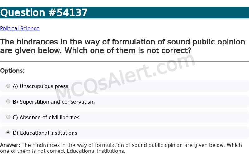 Question Screenshot