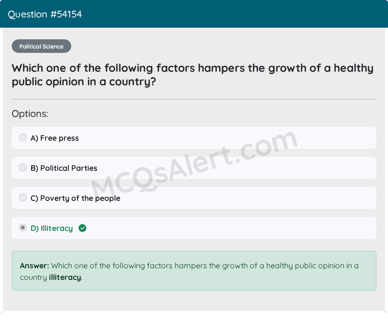 Question Screenshot