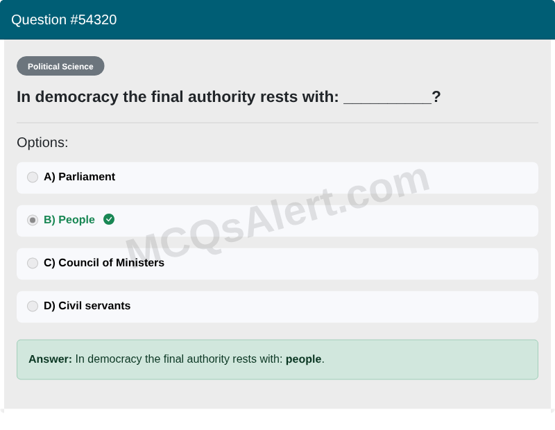 Question Screenshot