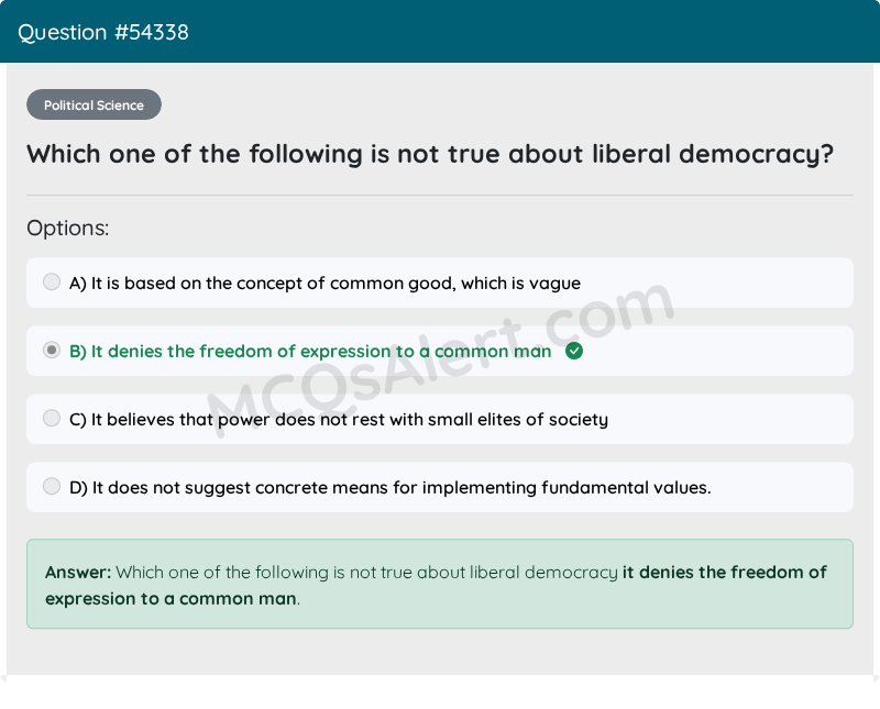 Question Screenshot