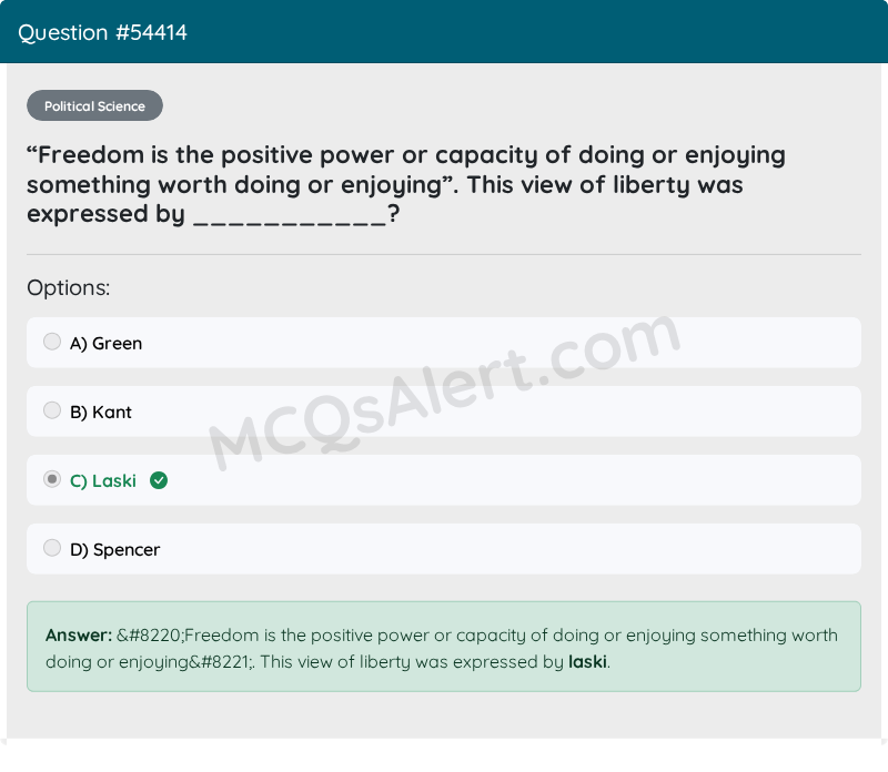 Question Screenshot