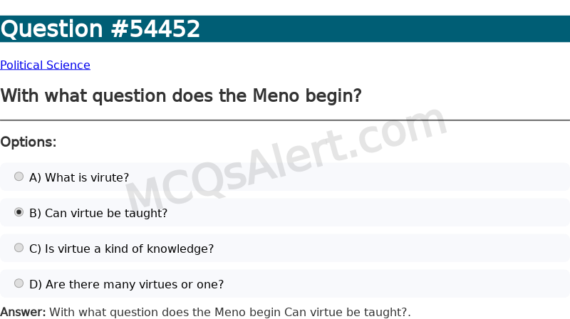 Question Screenshot