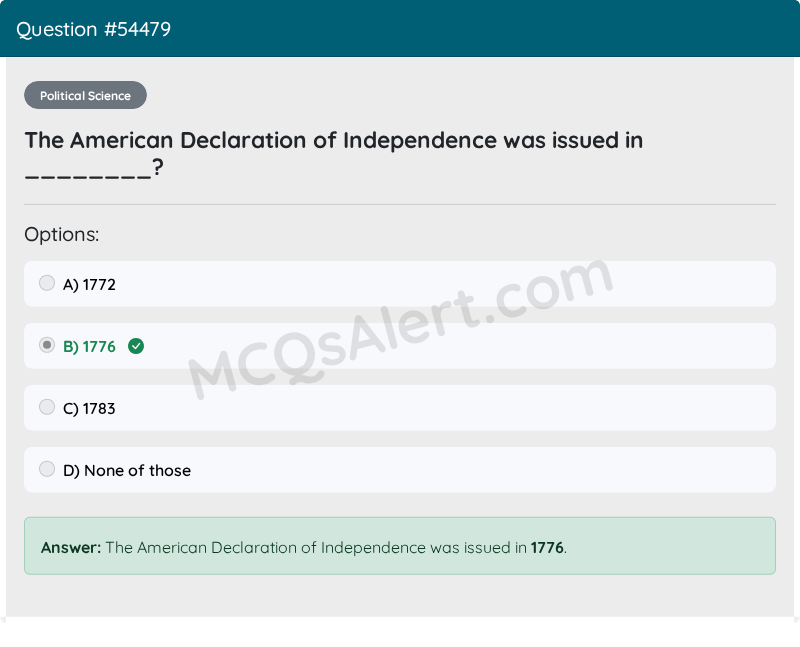 Question Screenshot