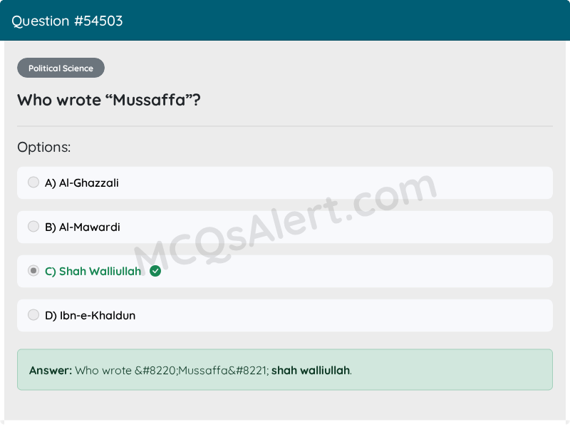 Question Screenshot