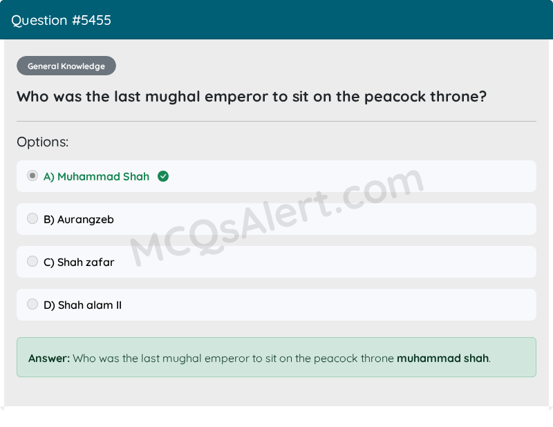 Question Screenshot