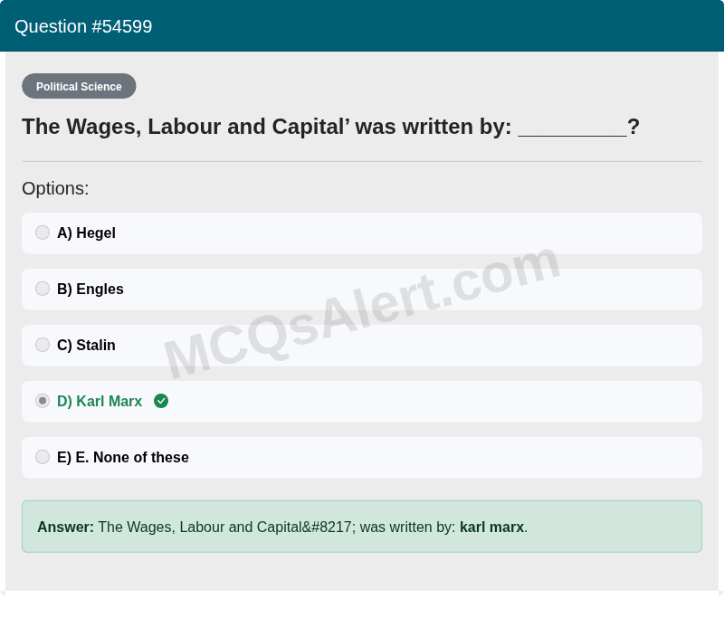 Question Screenshot