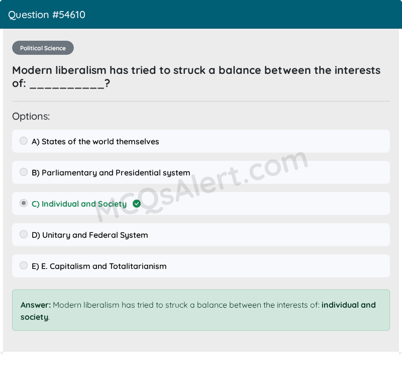 Question Screenshot