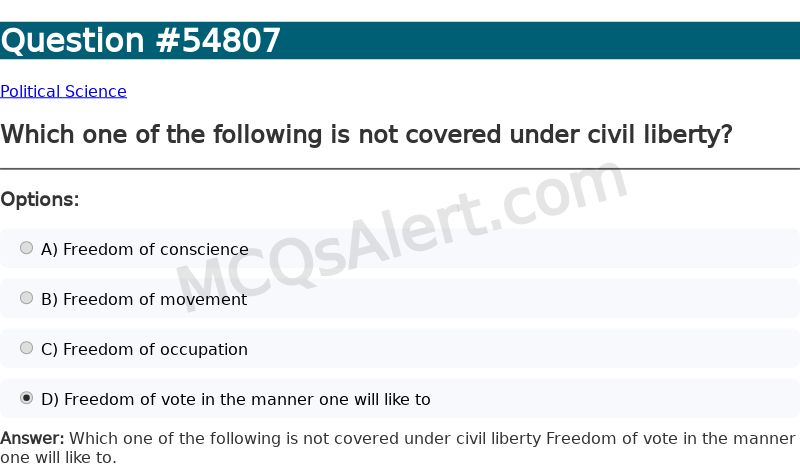 Question Screenshot