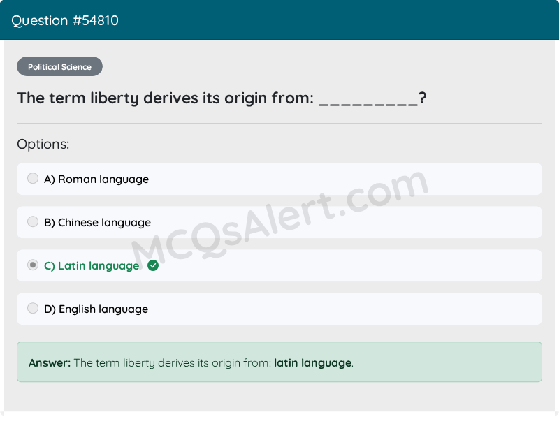 Question Screenshot