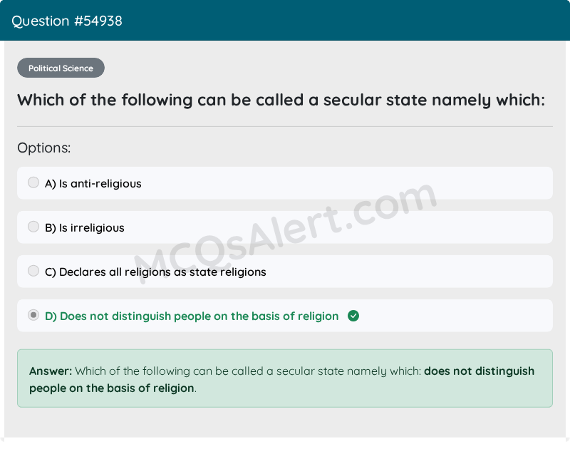 Question Screenshot