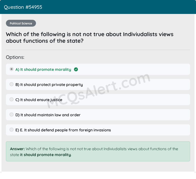 Question Screenshot