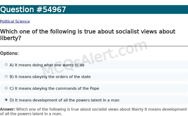 Question Screenshot