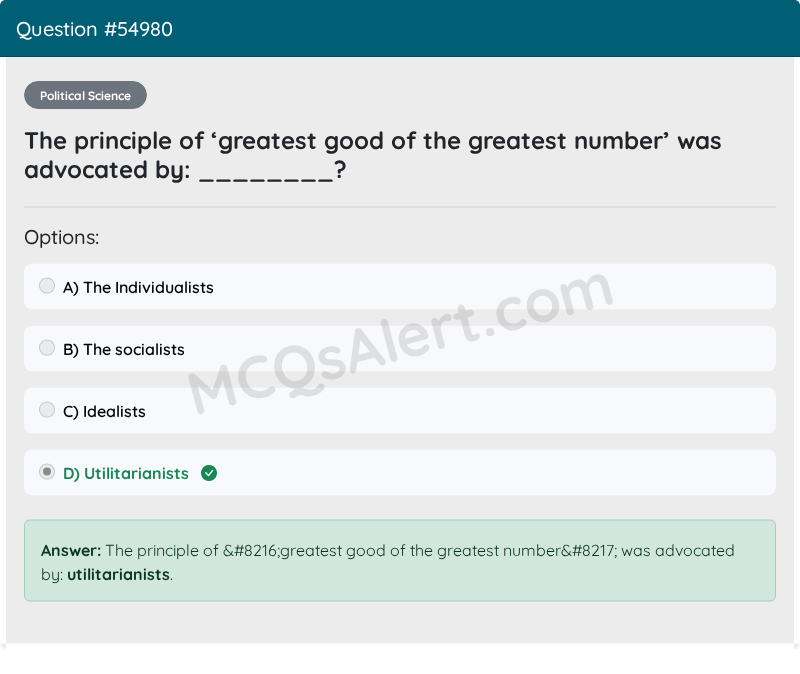 Question Screenshot