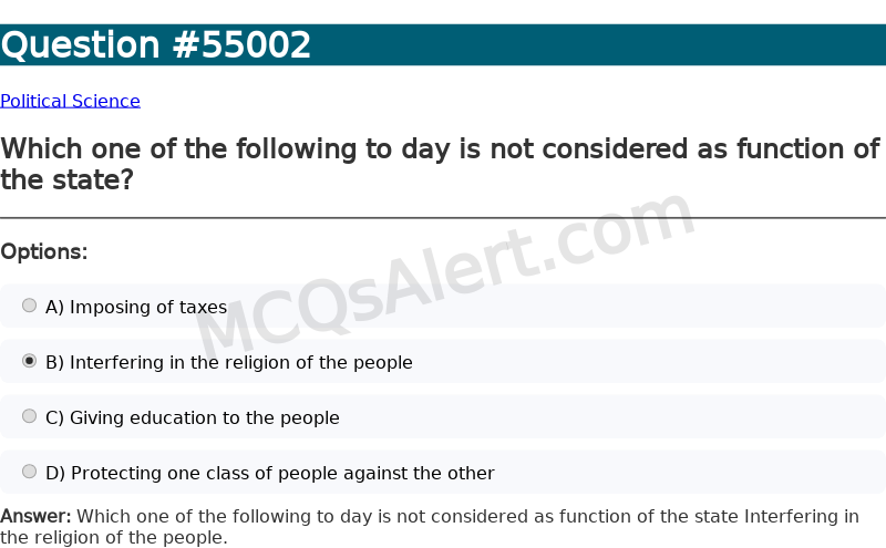 Question Screenshot