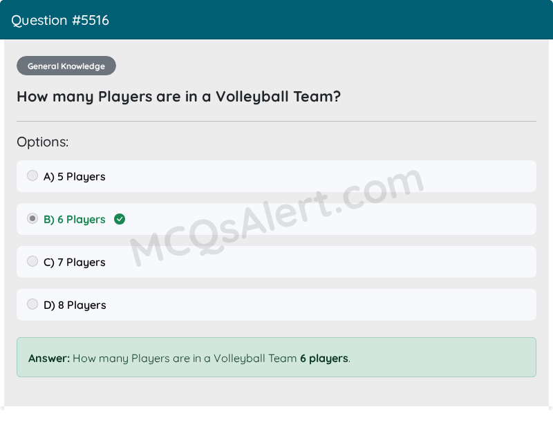 Question Screenshot