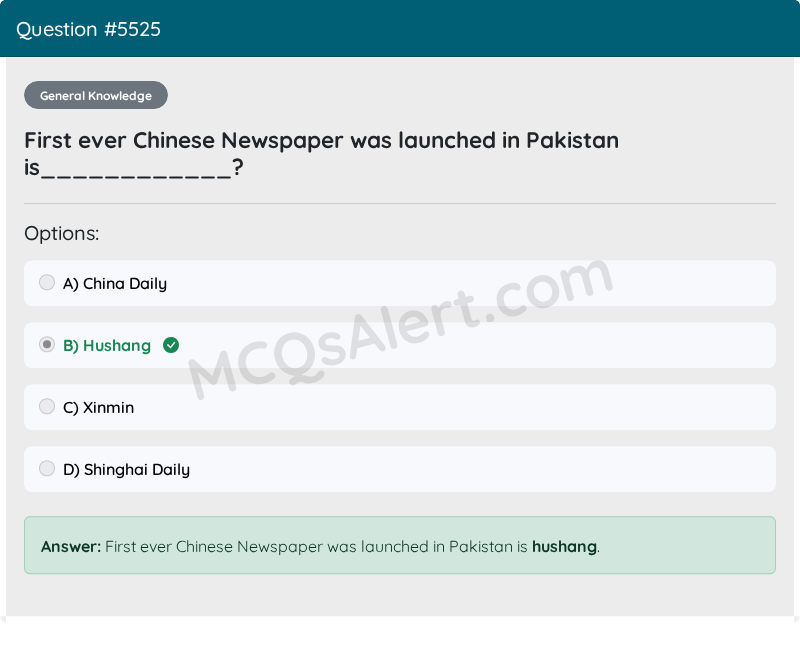 Question Screenshot