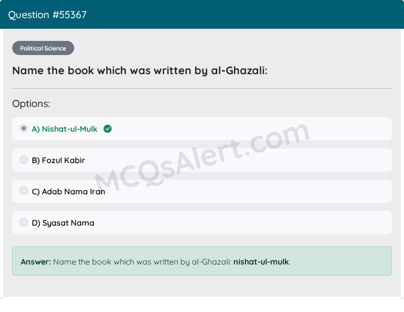 Question Screenshot