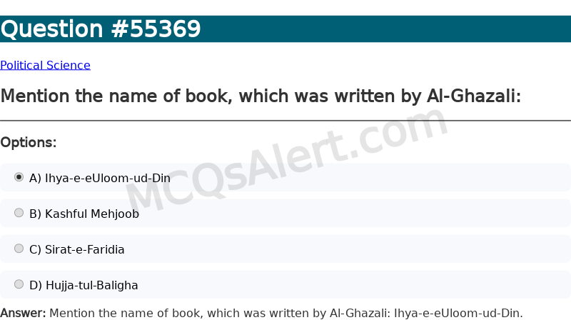 Question Screenshot