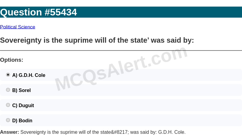 Question Screenshot