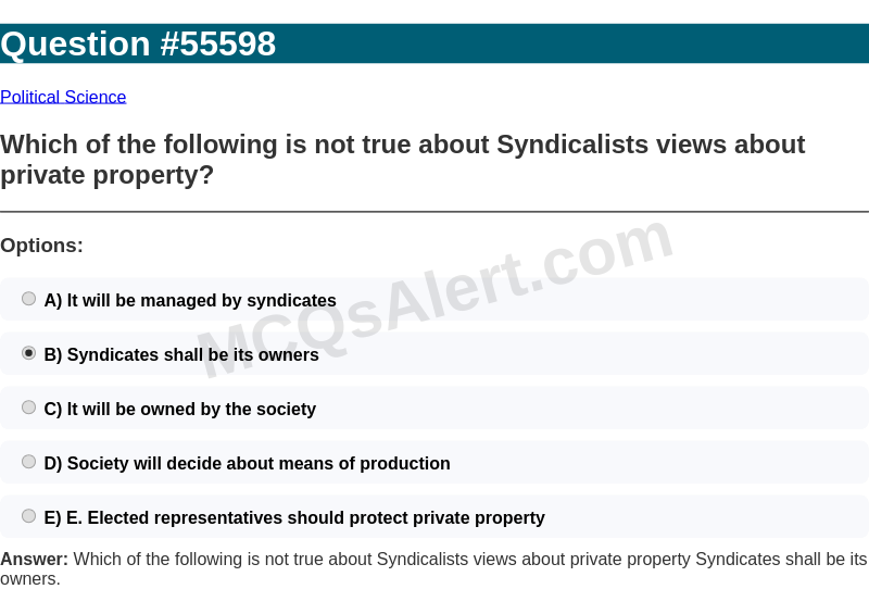 Question Screenshot
