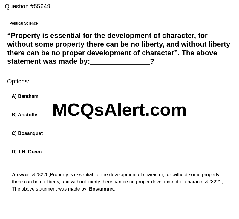 Question Screenshot